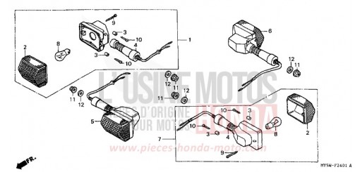BLINKER (2) CB500W de 1998